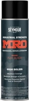 16oz (FLAT BLACK) SEYMOUR MRO AEROSOL PAINT, (6-pack)