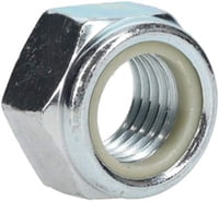 1/2"-13 (USS) GRADE-5 NYLON-SERT LOCKNUTS, Zinc Plated (50-PACK)