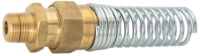 1/2" x 1/2" MPT AIR BRAKE HGOSE CONNECTOR, W/SPRING