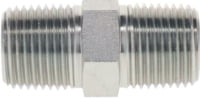 1/4" NPT x1/4" NPT STEEL HEX NIPPLE