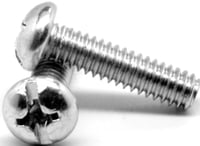#6/32" x 1/2" (USS) PHILLIPS PAN HEAD MACHINE SCREW, ZP, (100-PACK)