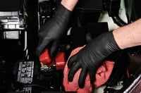 GREASE BULLY (EXTRA LARGE), 6 MM (BLACK) ULTRA-DUTY NITRILE GLOVES, (100-PK)